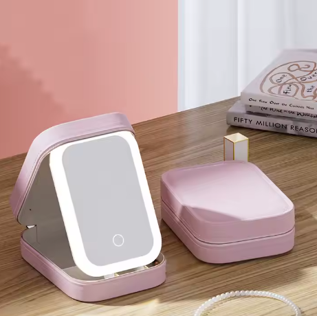 Maletín de maquillaje LED